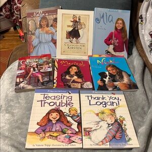 American Girl books 8 books. Good used shape